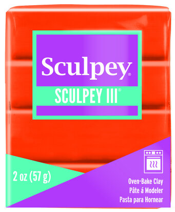 Sculpey III -- Just Orange