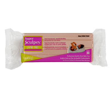 Super Sculpey Living Doll -- Baby, 1 lb (454 g)