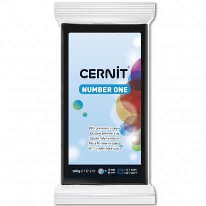 Cernit Nr1 500gr - Zwart 100