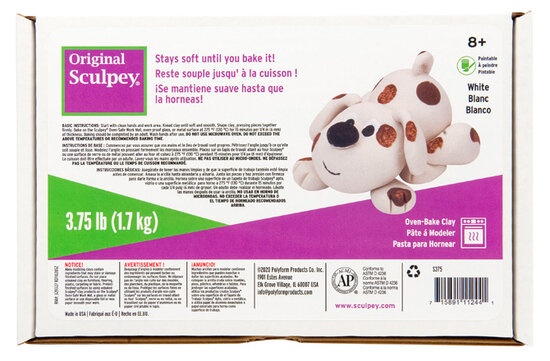 Sculpey Original -- White, 3.75 lb (1.7 kg)