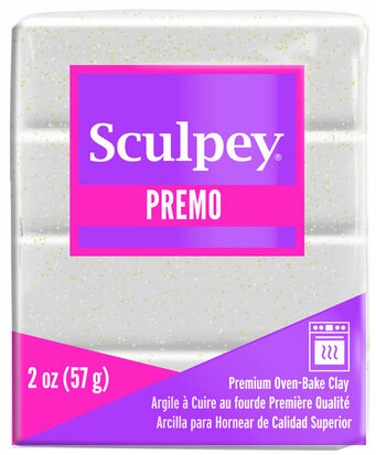 Sculpey Premo -- White Gold Glitter