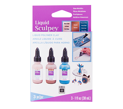 Liquid Sculpey Multipack -- Glam Metallics, 3 x  (29 ml)