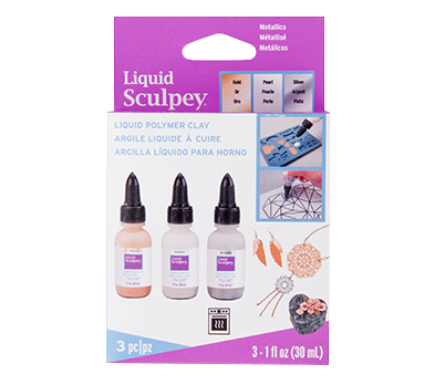 Liquid Sculpey Multipack -- Metallics, 3 x  (29 ml)