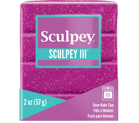 Sculpey III -- Violet Glitter