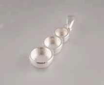 Hanger driedelig met oog 27 x 11 mm