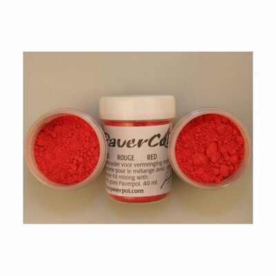 Pavercolor   40 ml. Rood