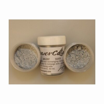 Pavercolor 40 ml. Zilver