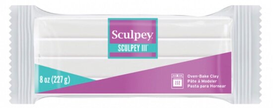 Sculpey III -- White 227 g