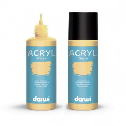 Darwi Acryl Pearlescent [80 ml] GOLDEN YELLOW