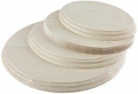 Houten plankje ovaal 15x10