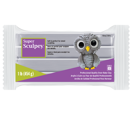 Super Sculpey -- Gray, 1 lb (454 g)