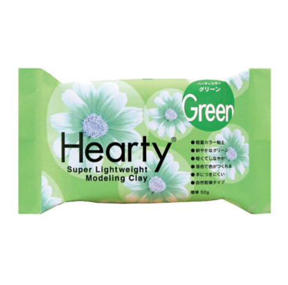 Hearty Green 50g &ndash; foto van lucht drogende klei