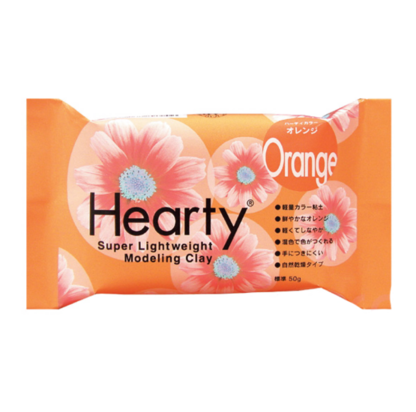 Hearty Orange 50g &ndash; foto van lucht drogende klei