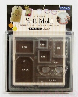 Soft Clay Mold Tag & Cube &ndash; foto van kunststof mal