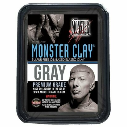 Monster Clay GRAY SOFT &ndash; foto van klei