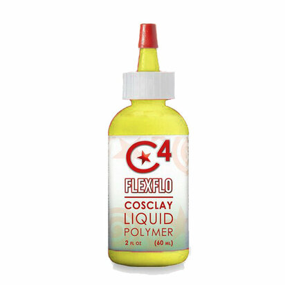Cosclay Flexflo Deco Yellow &ndash; foto van polymeerklei