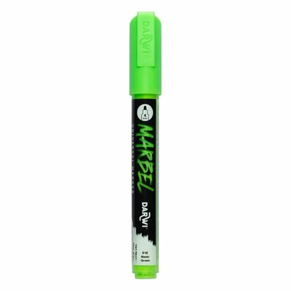 MARBEL marker 4mm fluo groen &ndash; foto van acrylmarker