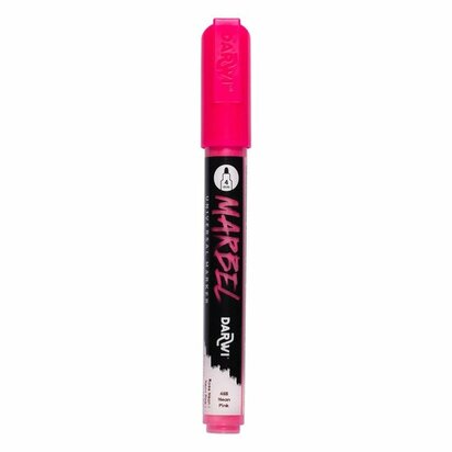 MARBEL marker 4mm fluo roze &ndash; foto van acrylmarker