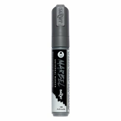 MARBEL marker 12mm anthraciet &ndash; foto van acrylmarker