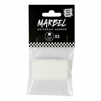 MARBEL vervangpunten marker 15mm (3st) &ndash; foto van acrylmarker