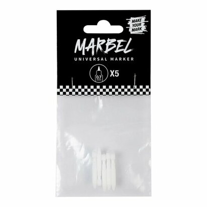 MARBEL vervangpunten marker 1mm (5st) &ndash; foto van acrylmarker
