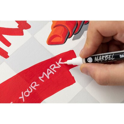MARBEL marker 2mm wit N&deg;010