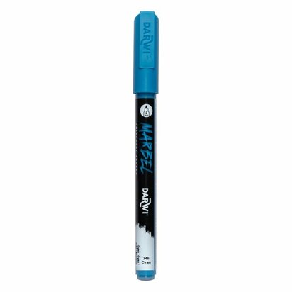 MARBEL marker 2mm cyaan &ndash; foto van acrylmarker
