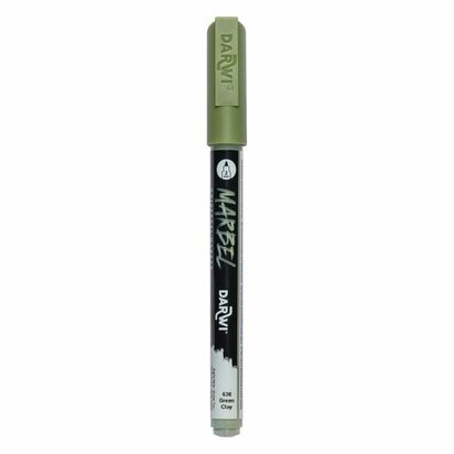 MARBEL marker 2mm groene klei &ndash; foto van acrylmarker