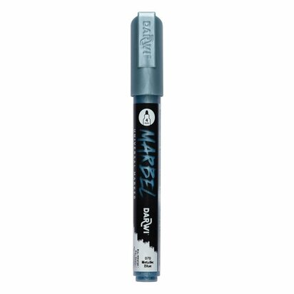 MARBEL marker 4mm blauw metallic &ndash; foto van acrylmarker