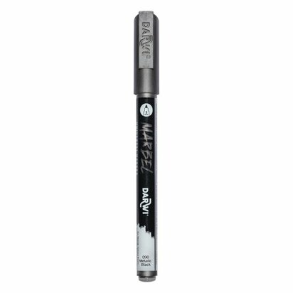 MARBEL marker 2mm zwart metallic &ndash; foto van acrylmarker