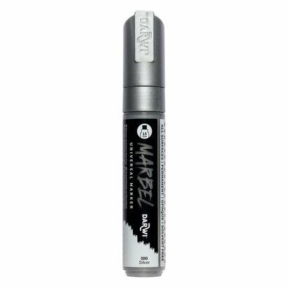 MARBEL marker 15mm zilver &ndash; foto van acrylmarker