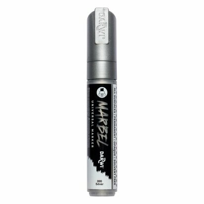 MARBEL marker 12mm zilver &ndash; foto van acrylmarker