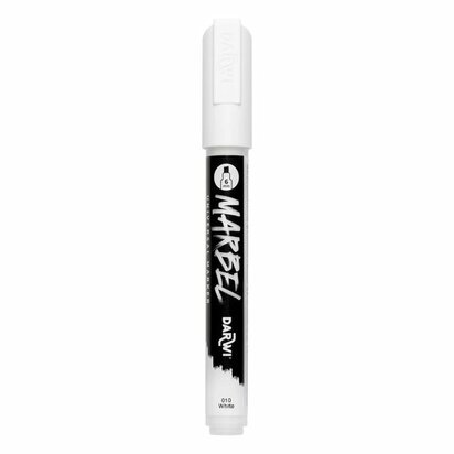 MARBEL marker 6mm wit &ndash; foto van acrylmarker