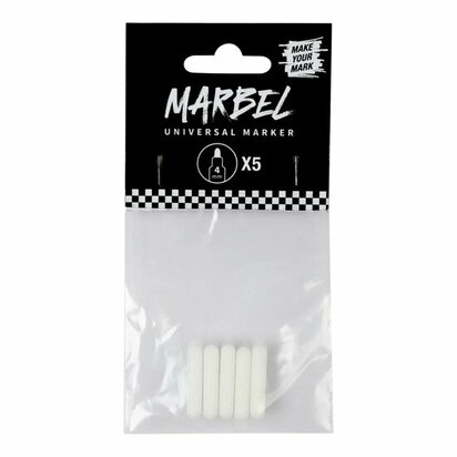 MARBEL vervangpunten marker 4mm (5st) &ndash; foto van acrylmarker