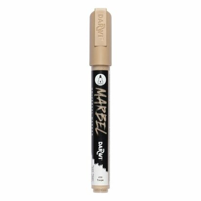 MARBEL marker 4mm taupe &ndash; foto van acrylmarker