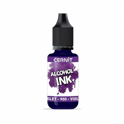Cernit Alcohol Ink Violet 900 &ndash; foto van polymeerklei