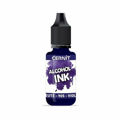 Cernit Alcohol Ink Violet blue 905 &ndash; foto van polymeerklei