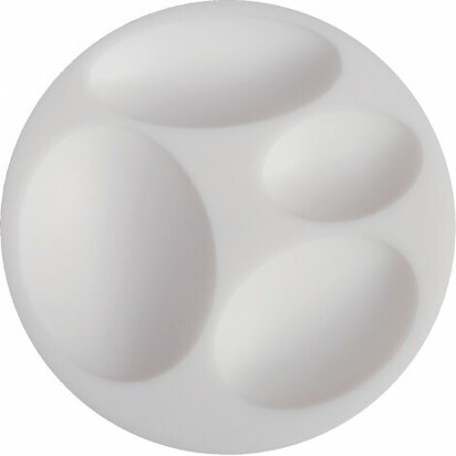 Silicone mould Ovals &ndash; foto van mallen