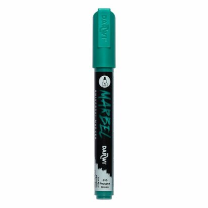MARBEL marker 4mm pauw groen &ndash; foto van acrylmarker