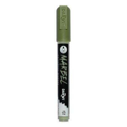 MARBEL marker 4mm groene klei &ndash; foto van acrylmarker