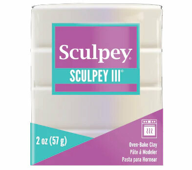 Sculpey III -- Pearl &ndash; foto van polymeerklei