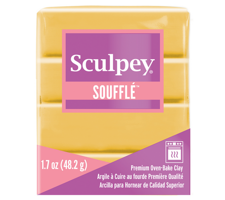 Sculpey Souffl&eacute; -- Yellow Ochre &ndash; foto van polymeerklei