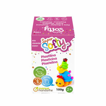 Super Softy Box 100g Pink &ndash; foto van klei