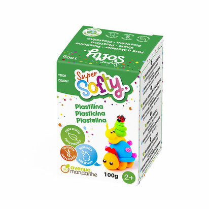 Super Softy Box 100g Green &ndash; foto van klei
