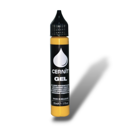 Cernit GEL 30 ml Yellow &ndash; foto van polymeerklei