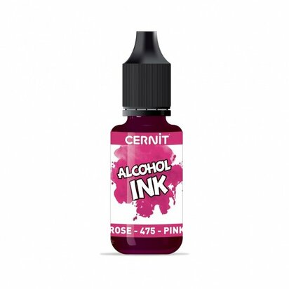 Cernit Alcohol Ink Pink 475 &ndash; foto van polymeerklei