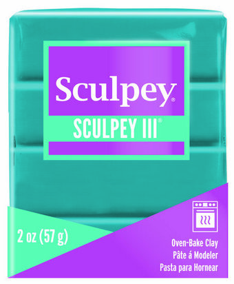 Sculpey III -- Teal &ndash; foto van polymeerklei