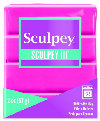 Sculpey III -- Candy Pink &ndash; foto van polymeerklei