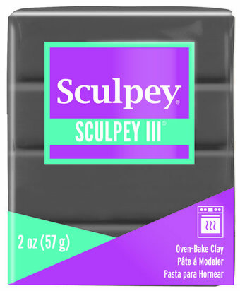 Sculpey III -- Elephant Gray &ndash; foto van polymeerklei