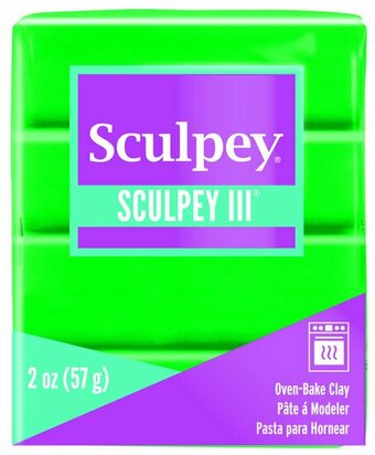 Sculpey III -- Emerald &ndash; foto van polymeerklei